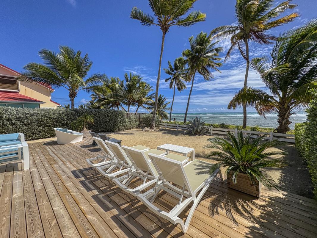 3.Location villa pied dans l'eau Saint François Guadeloupe_Plage des Raisins Clairs